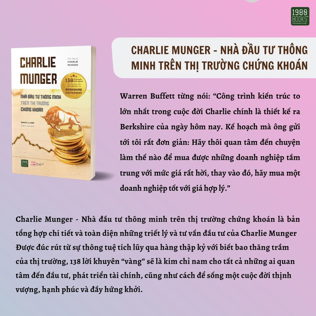 Sách Nhà Đầu Tư Thông Minh Trên Thị Trường Chứng Khoán Charlie Munger - BẢN QUYỀN