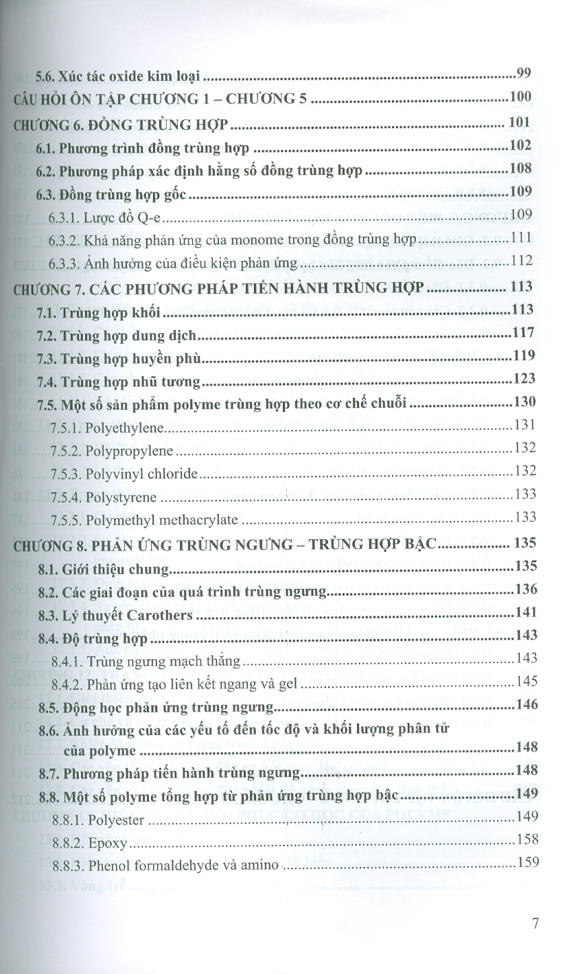 Hóa Học Và Hóa Lý Polyme - PGS.TS. Đặng Việt Hưng, GS.TS. Bùi Chương