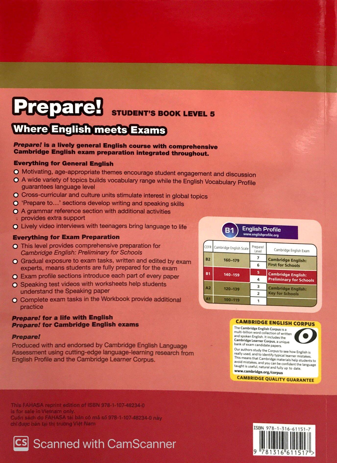 Cambridge English Prepare! Level 5 Student