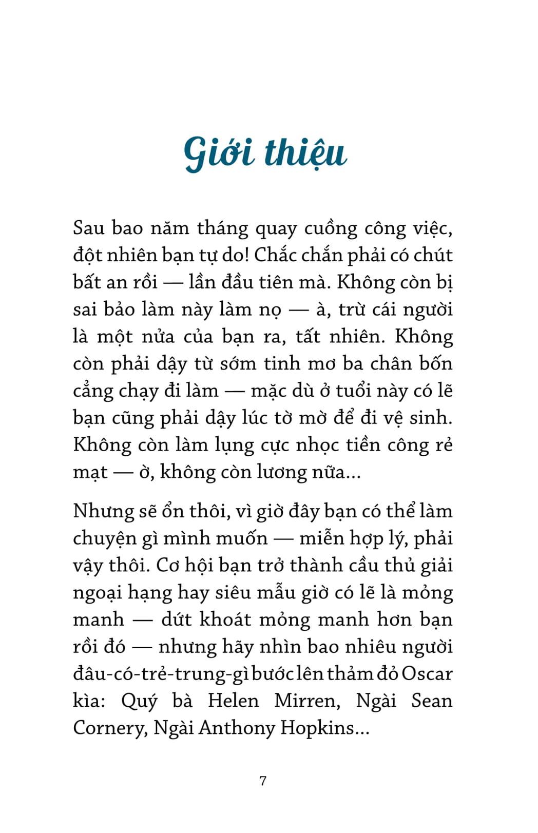 QTCTG. Về Hưu Không Ưu Tư