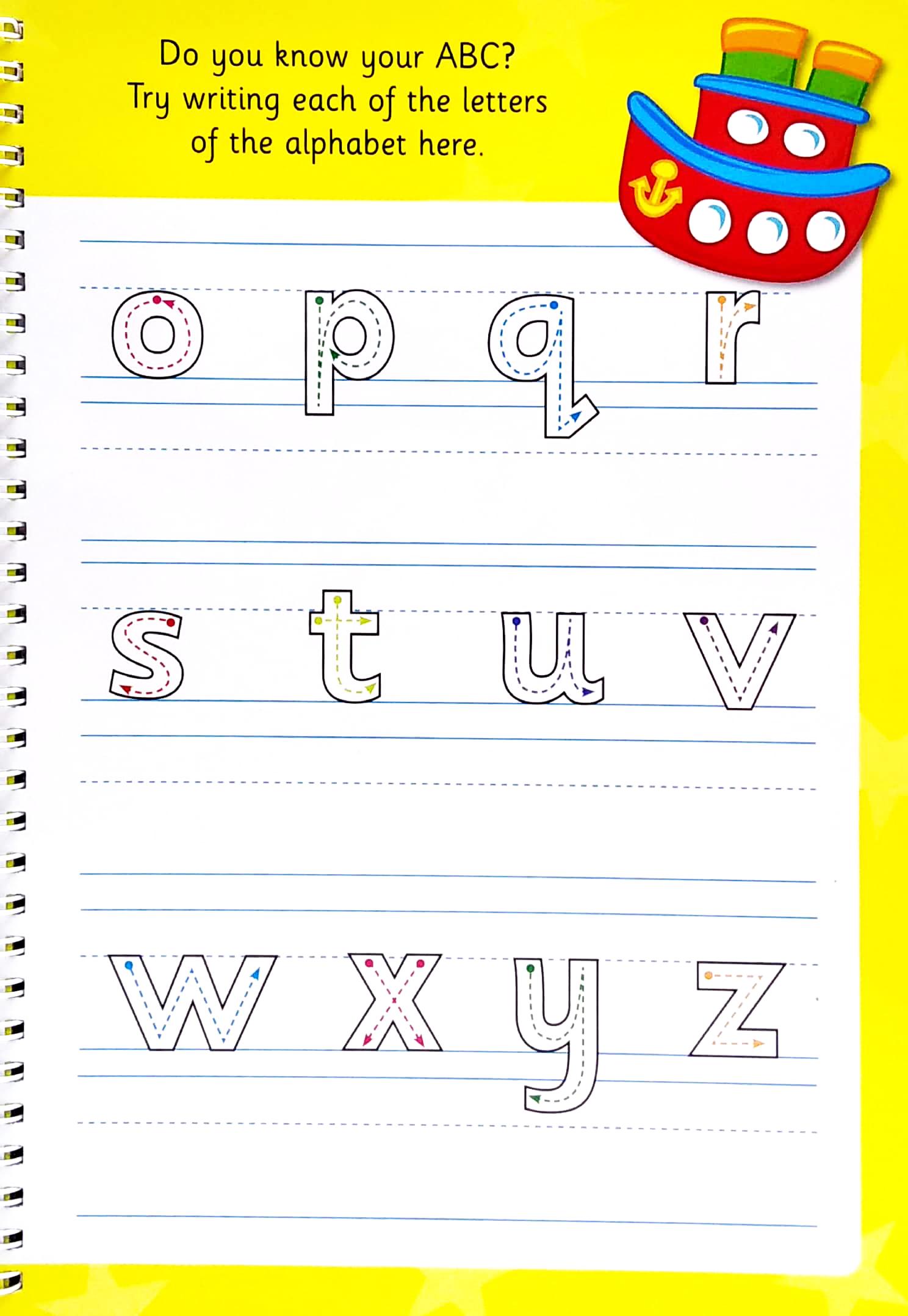 Wipe Clean Bind Up 4+ - Early Learning (With Pen)