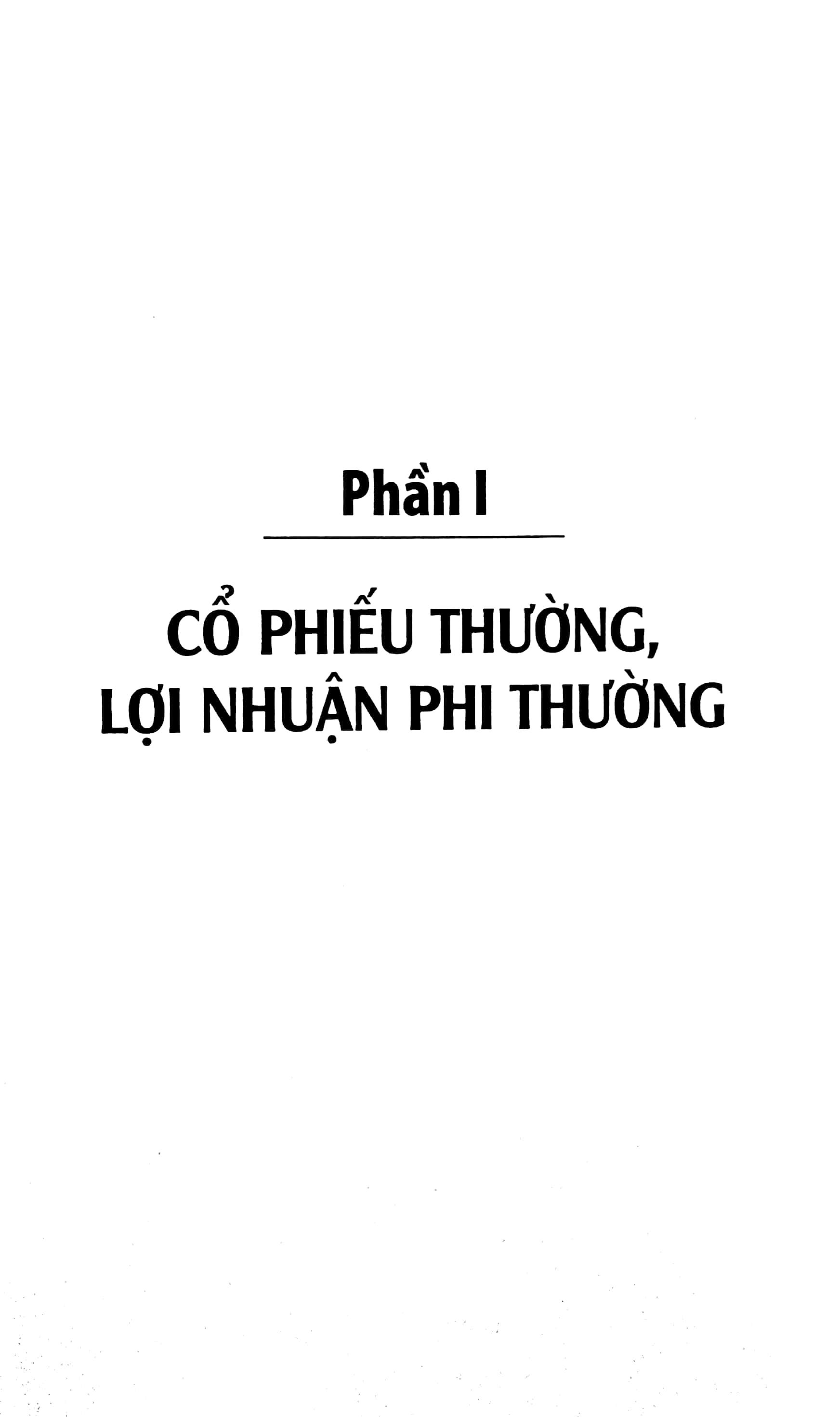 Cổ Phiếu Thường, Lợi Nhuận Phi Thường (Tái Bản)