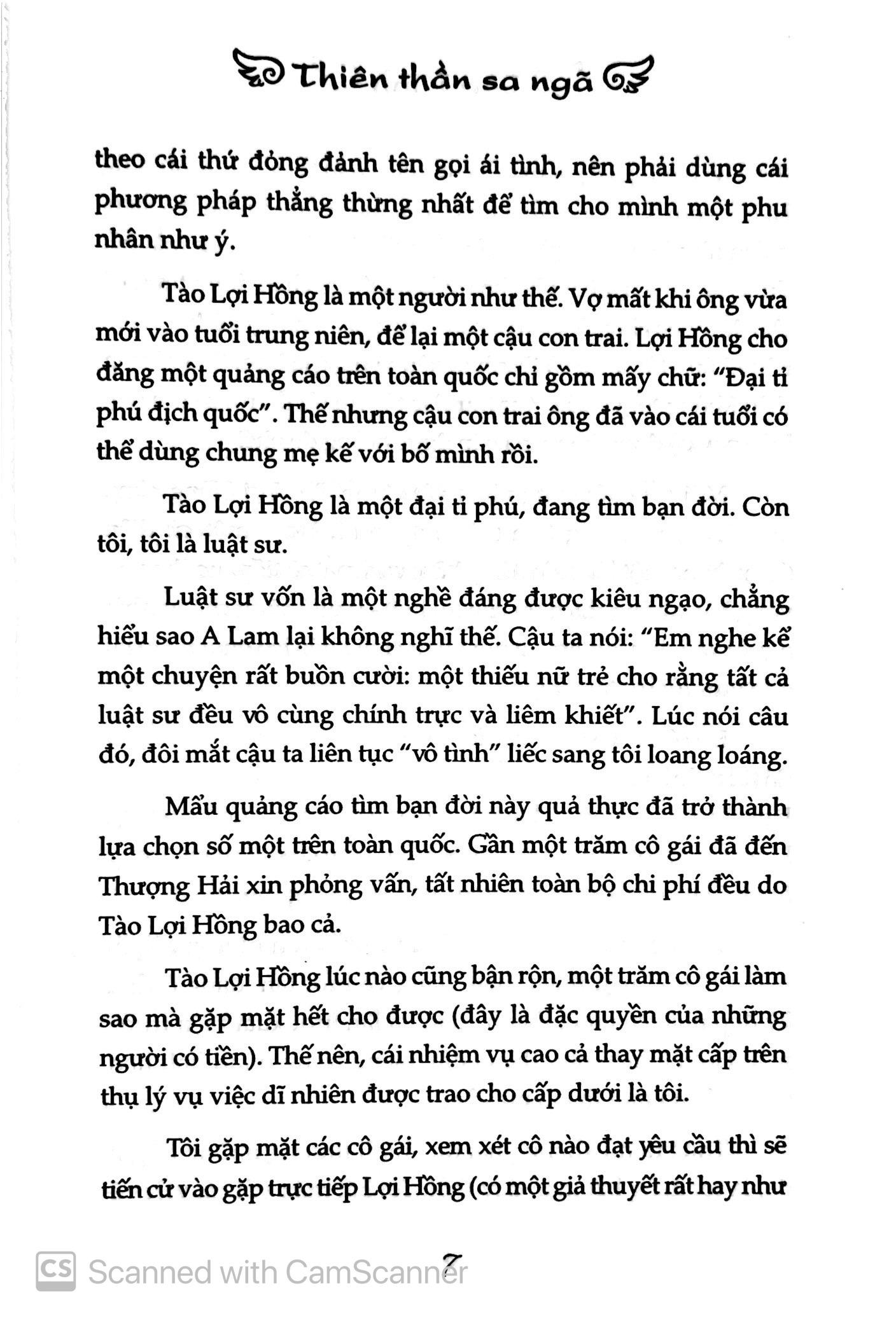 Thiên Thần Sa Ngã (Tái Bản)