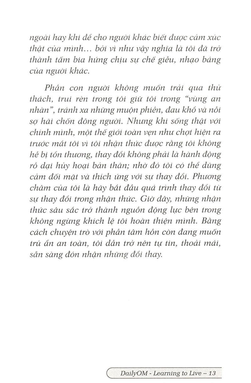 Blog Cho Tâm Hồn 2 - DailyOM Learning To Live