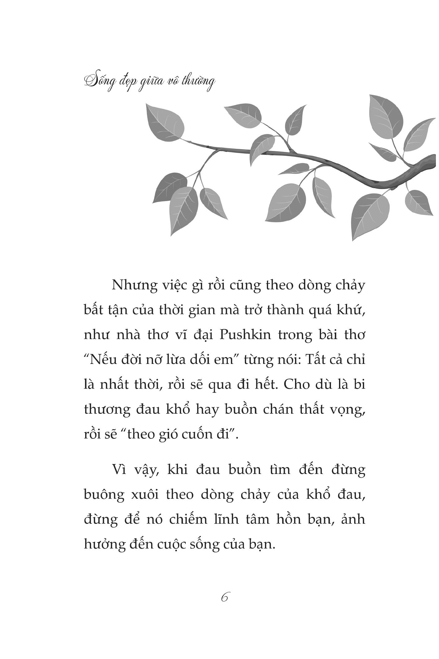 Sách - Học Cách Buông Bỏ Giữ Tâm An Nhiên - Sống Đẹp Giữ Đời Vô Thường