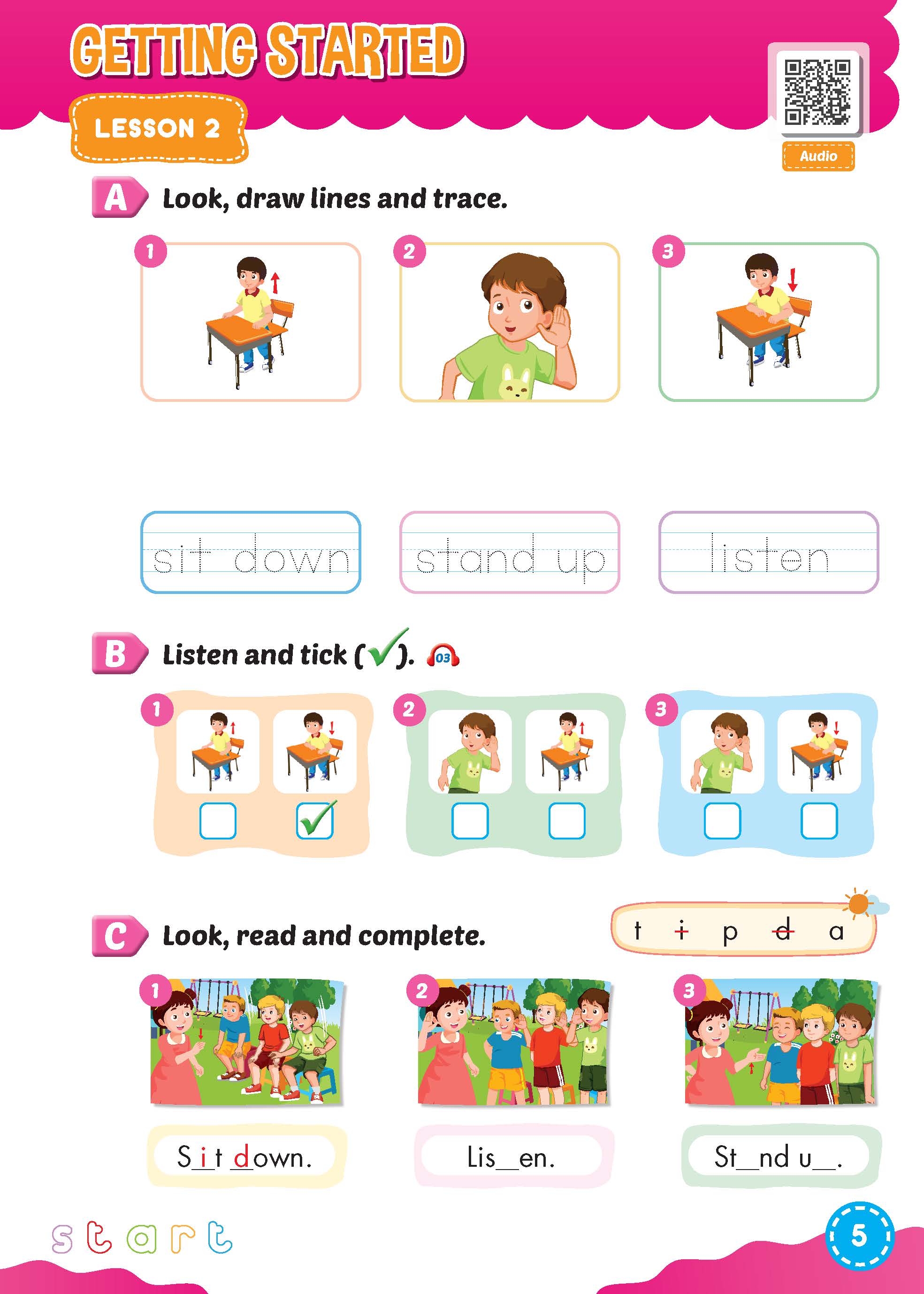 Bài tập Bổ trợ Tiếng Anh 1 i-Learn Smart Start