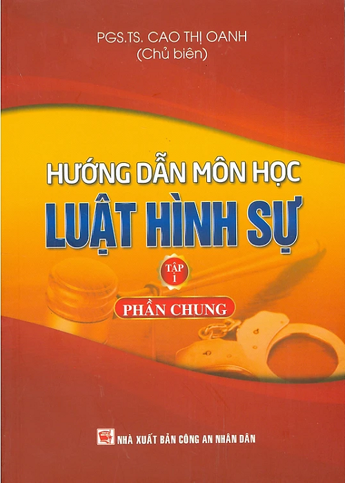 Combo 2 cuốn Hướng dẫn môn học Luật hình sự (tập 1,2)