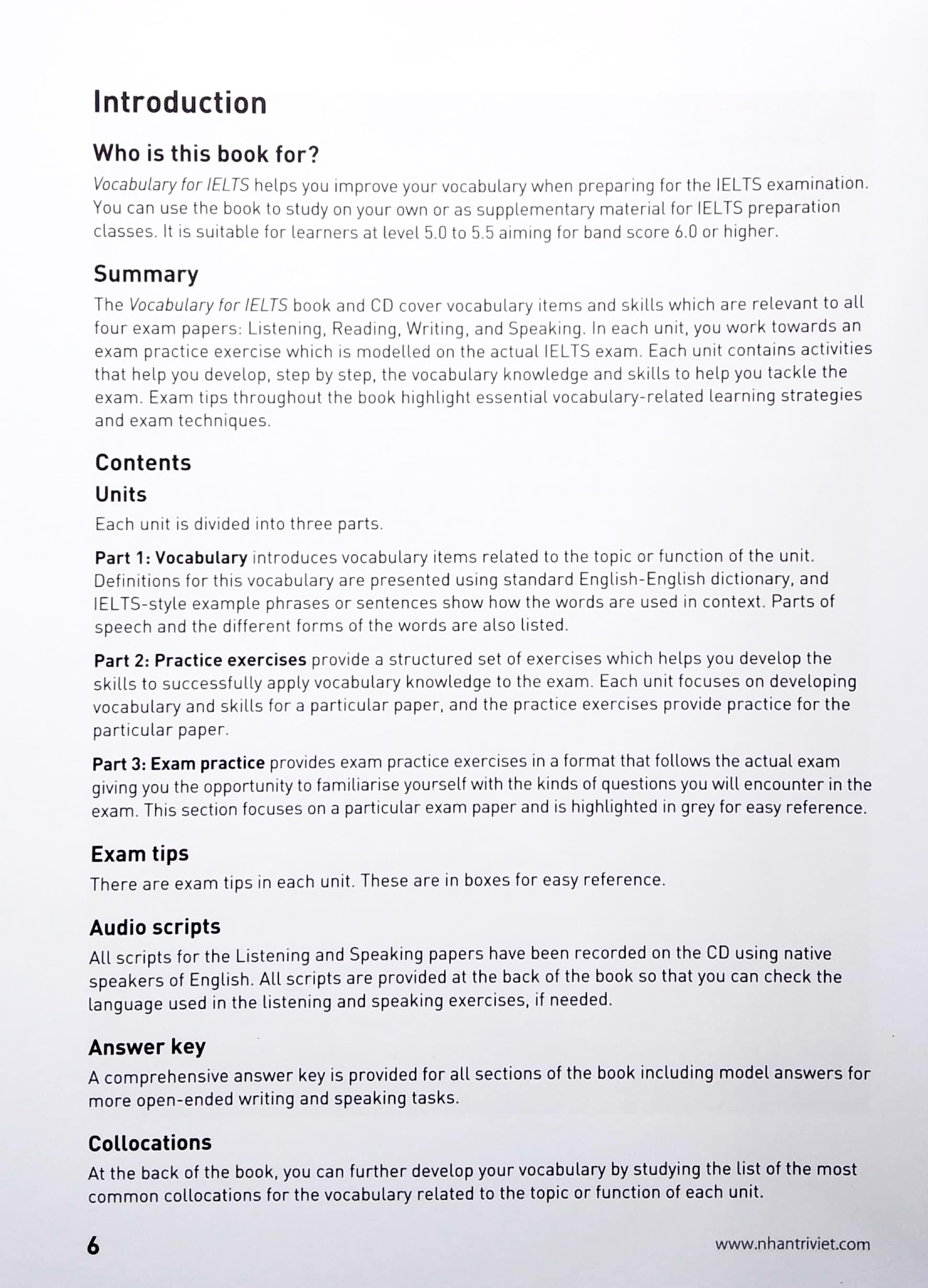 Collins English For Exams - Vocabulary For IELTS (2022)