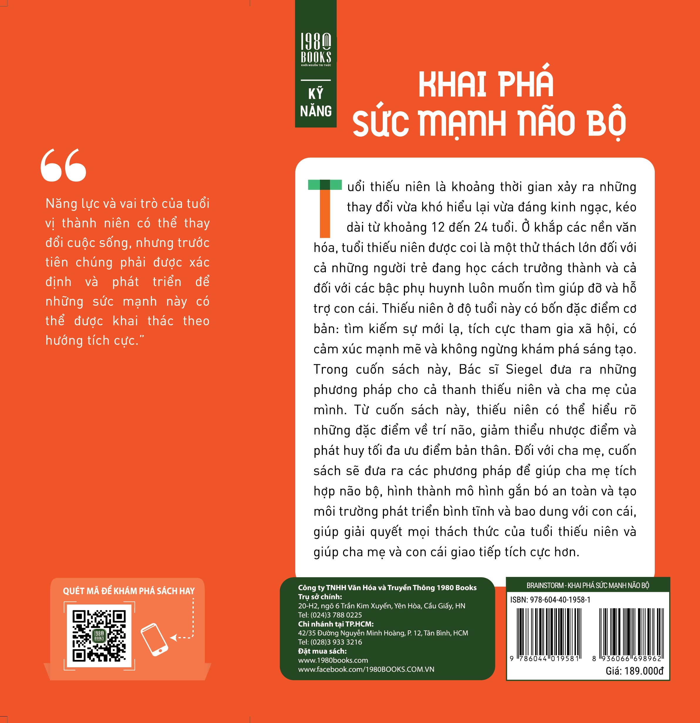 Sách - BRAINSTORM – Khai Phá Sức Mạnh Não Bộ