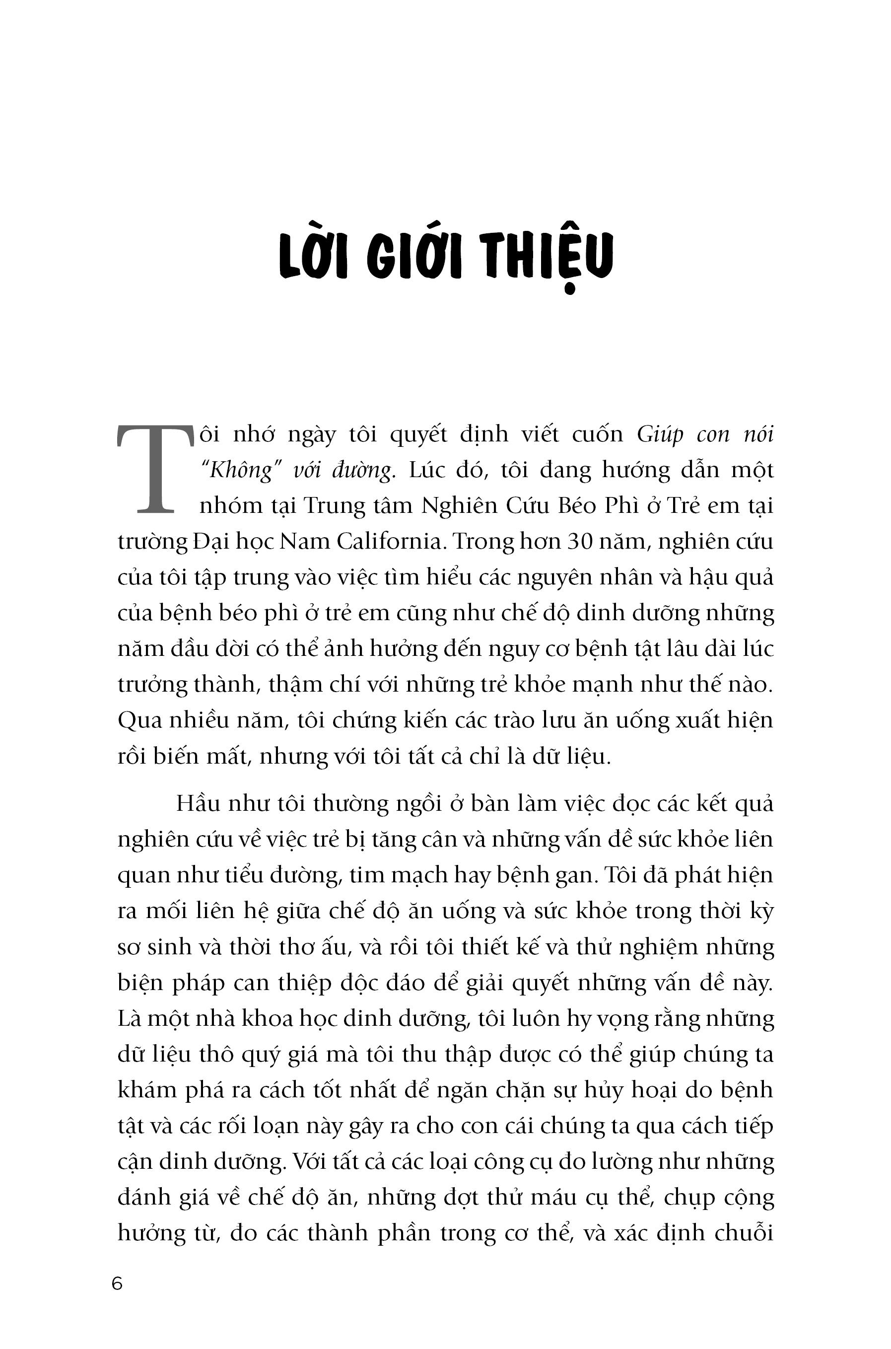 Giúp Con Nói “Không” Với Đường