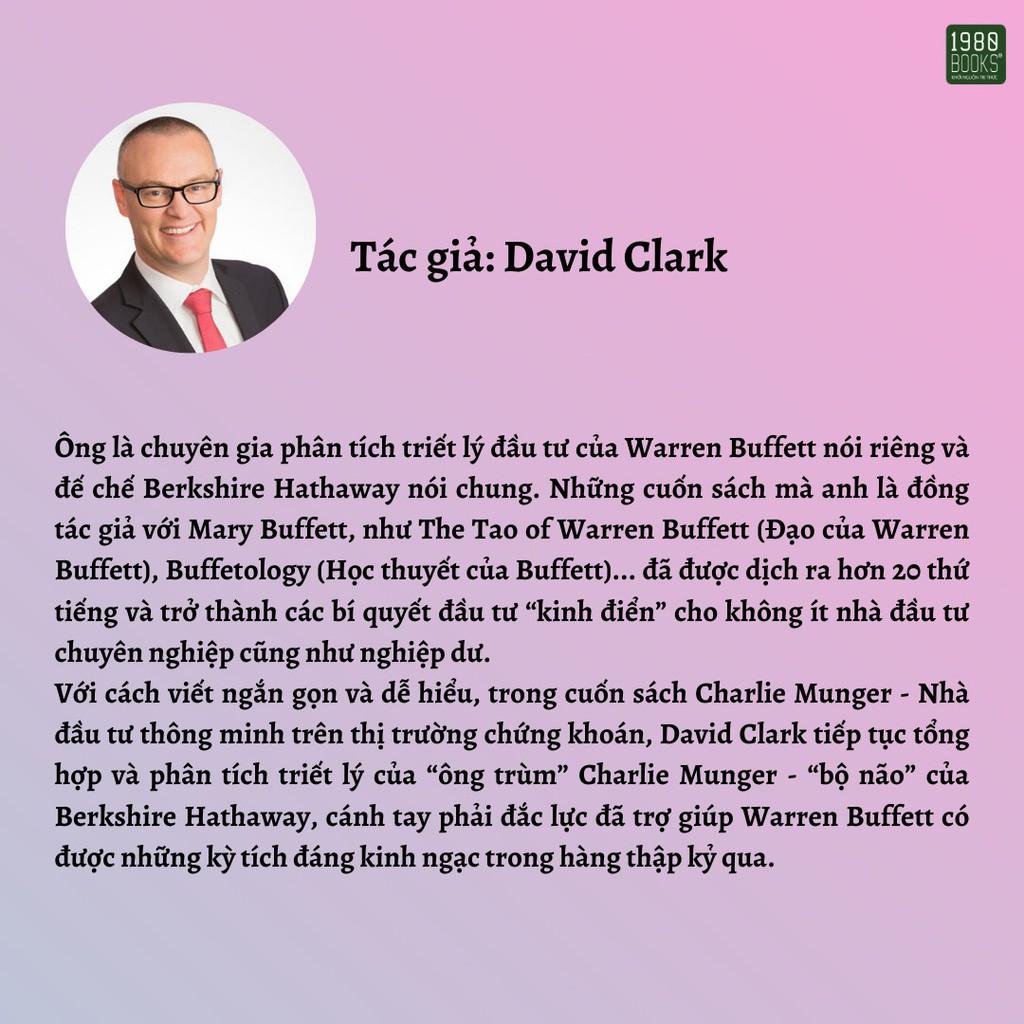 Sách Nhà Đầu Tư Thông Minh Trên Thị Trường Chứng Khoán Charlie Munger - BẢN QUYỀN