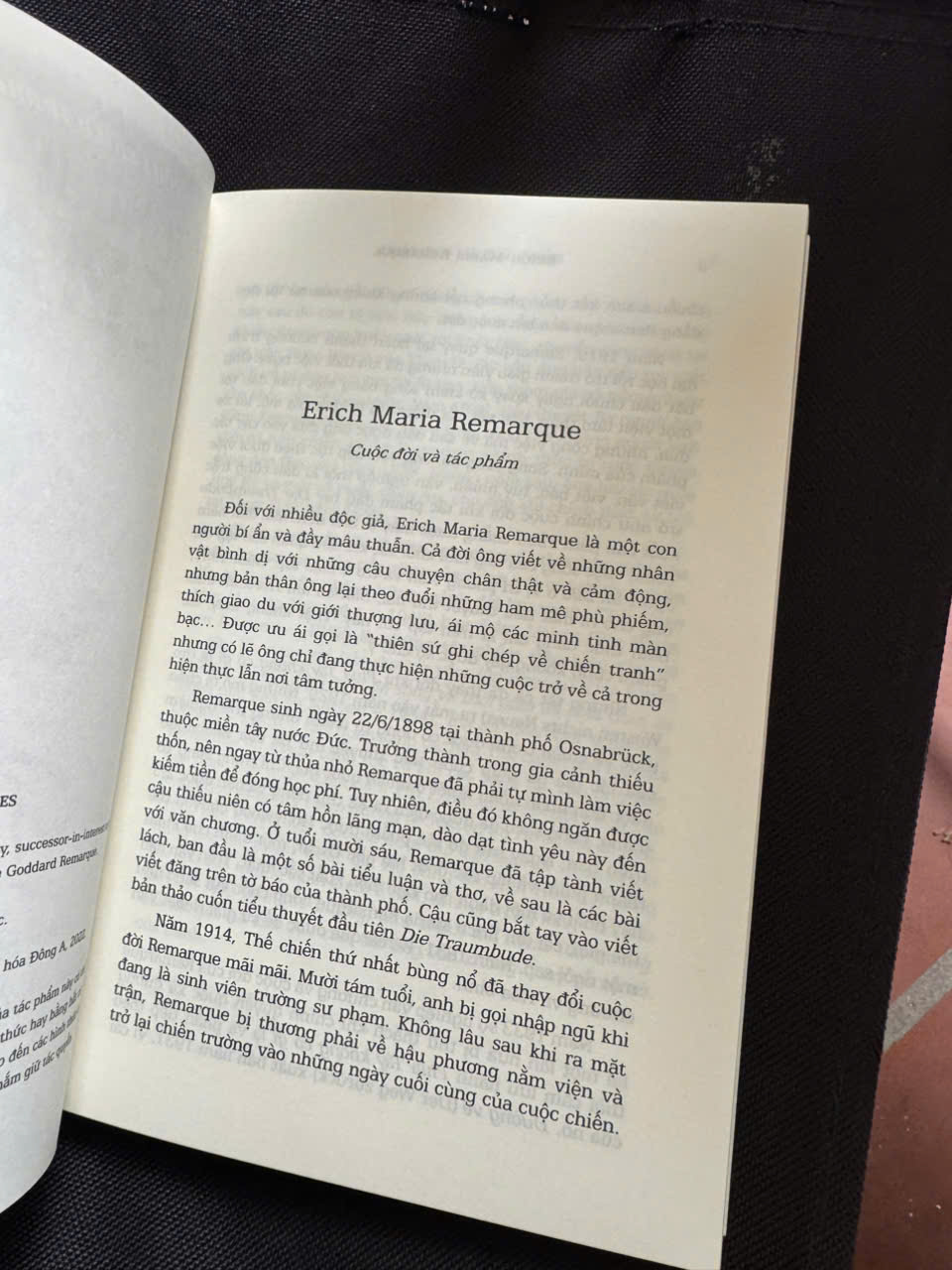 PHÍA TÂY KHÔNG CÓ GÌ LẠ - Erich Maria Remarque – Đông A