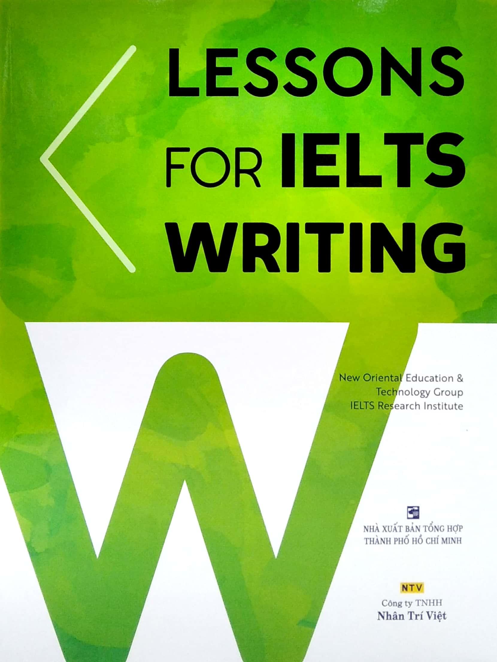 Lessons For IELTS Writing (Tái Bản)