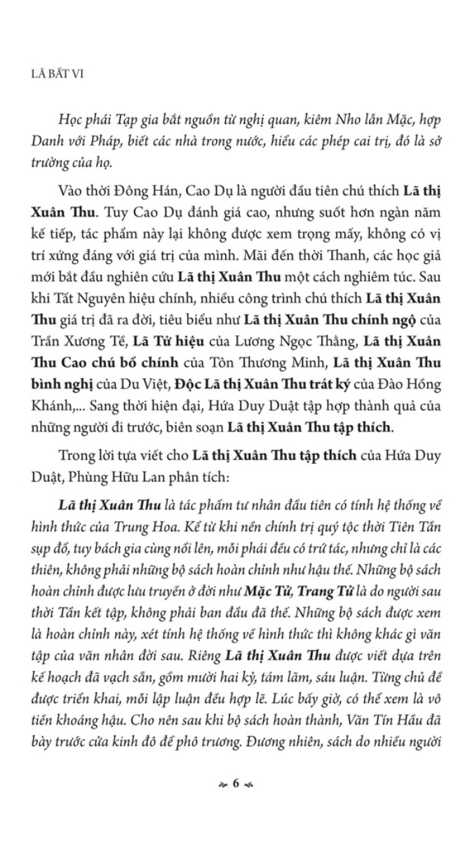 Lã Thị Xuân Thu (Bản Dịch Trọn Bộ) _KV