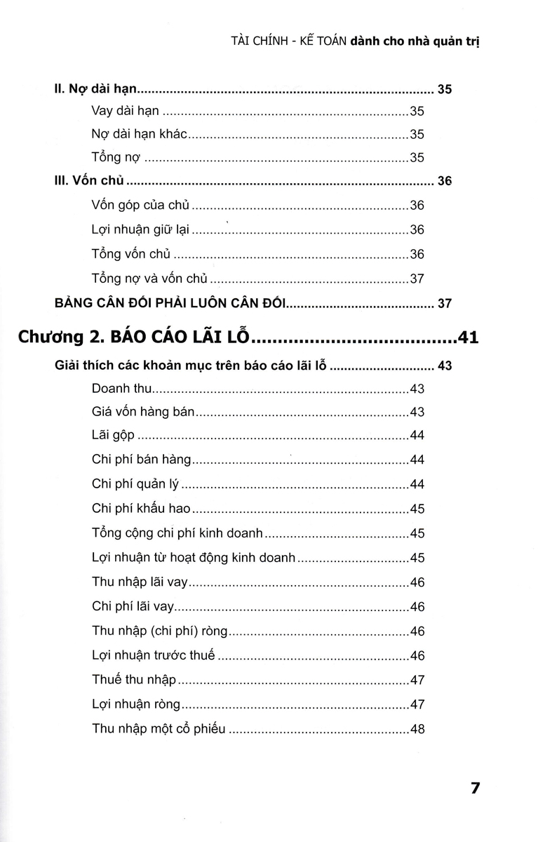 Tài Chính Kế Toán Dành Cho Nhà Quản Trị_KT