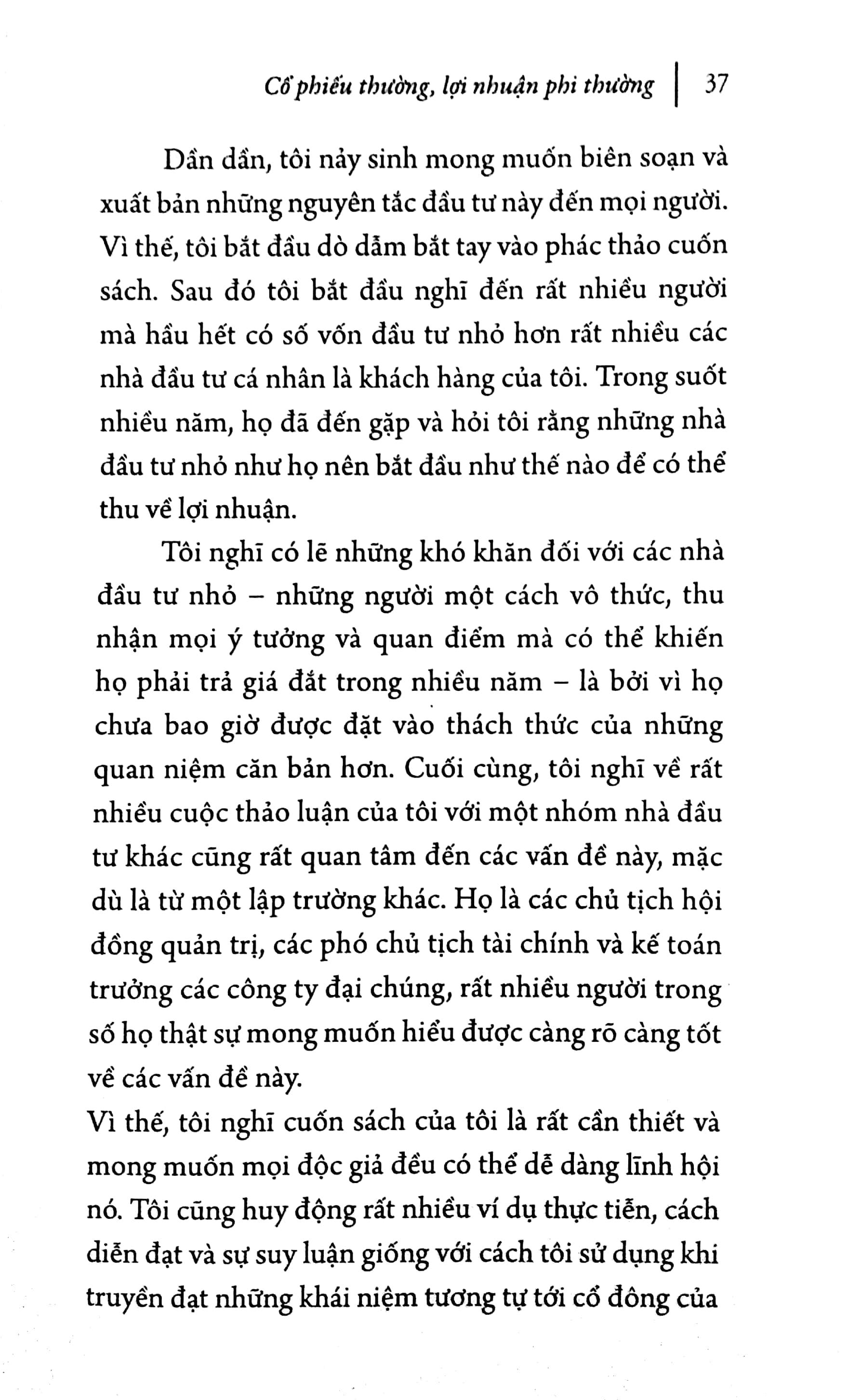 Cổ Phiếu Thường, Lợi Nhuận Phi Thường (Tái Bản)