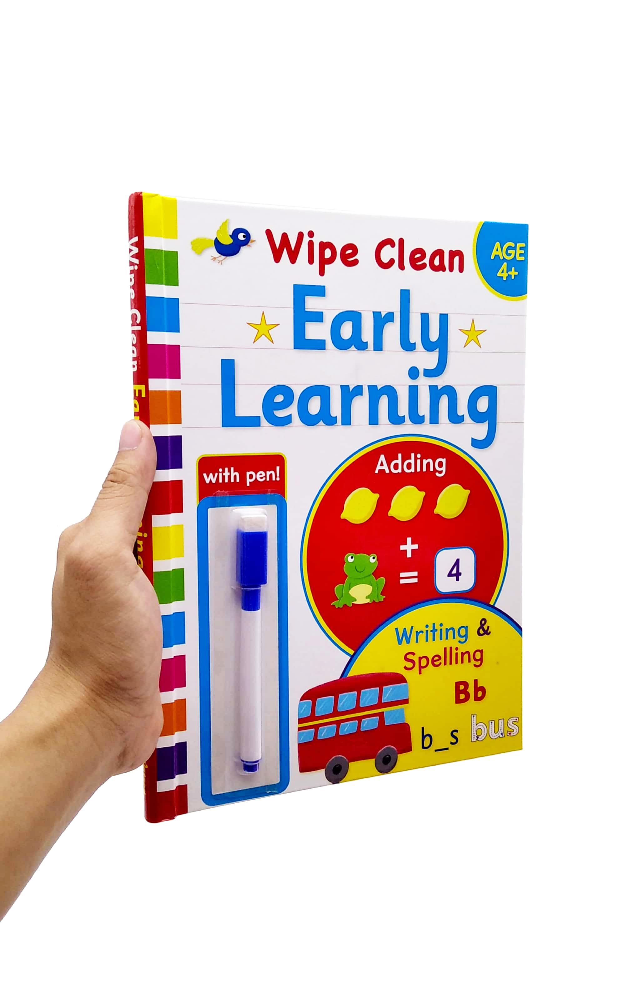 Wipe Clean Bind Up 4+ - Early Learning (With Pen)