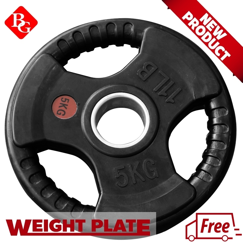 Q302 Tạ miếng cao cấp có bọc cao su non Thái Lan BG 20Kg (ø: 50mm) hàng nhập khẩu chính hãng