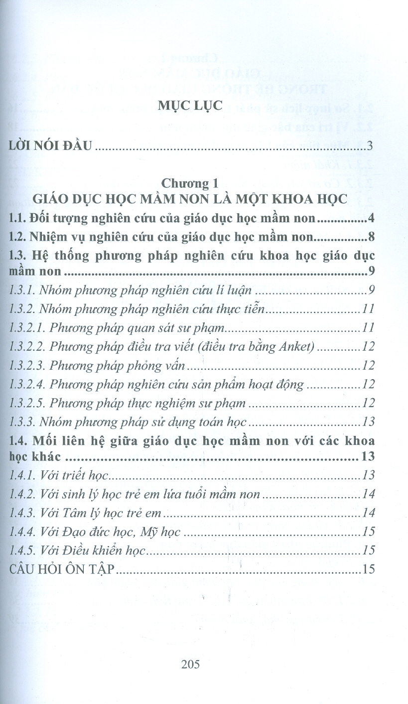 Giáo Trình Giáo Dục Học Mầm Non