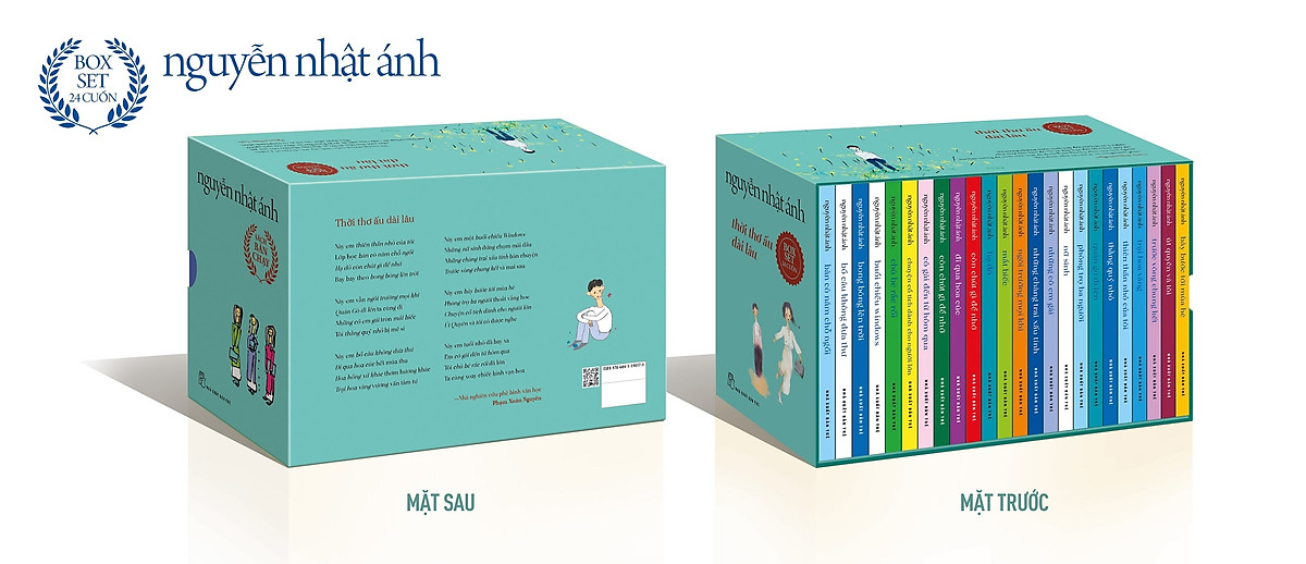 BOXSET NGUYỄN NHẬT ÁNH- THỜI THƠ ẤU DÀI LÂU – XANH NGỌT NGÀO - 24 CUỐN ( Tặng Sổ Tay)
