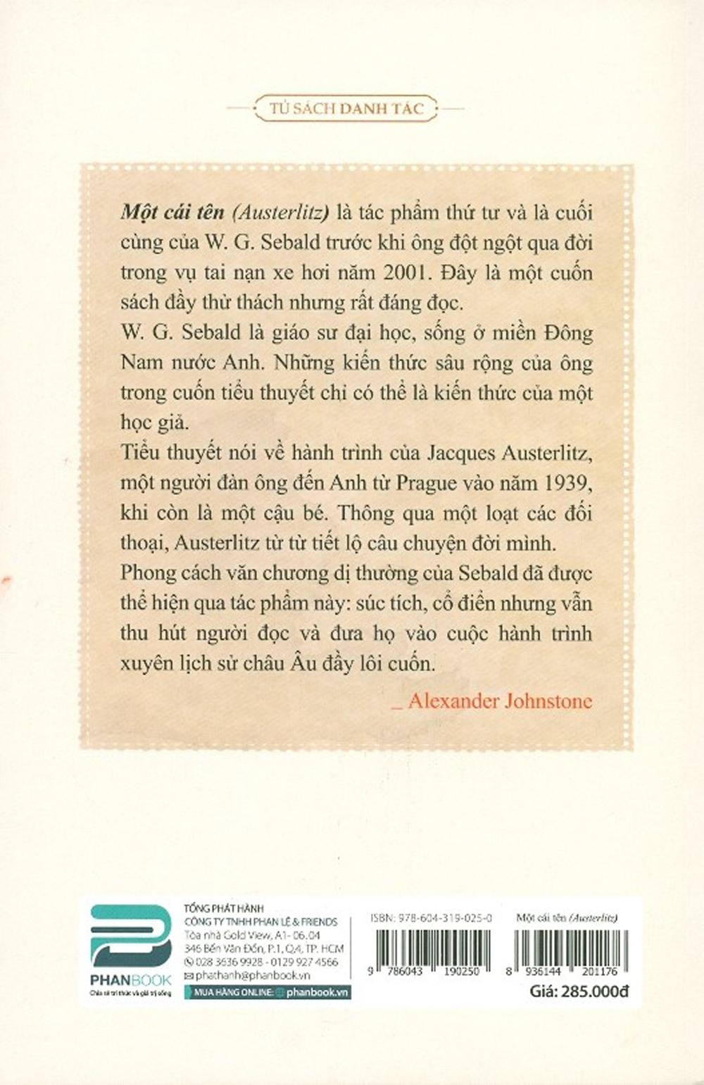 Một Cái Tên - Austerlitz