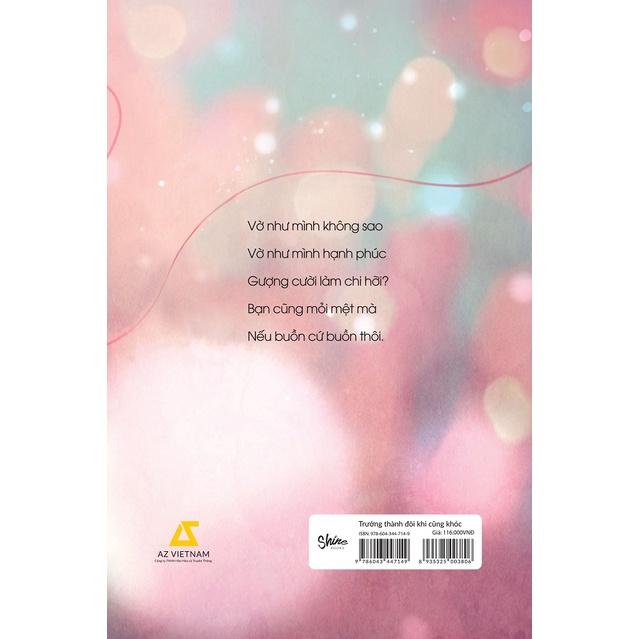Sách - Trưởng Thành Đôi Khi Cũng Khóc