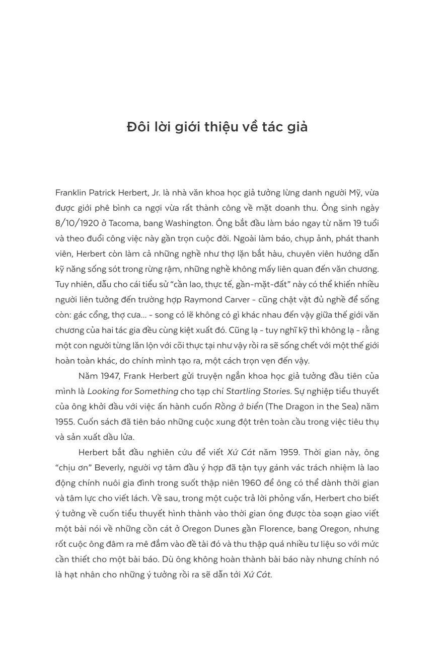 Xứ Cát - Frank Herbert