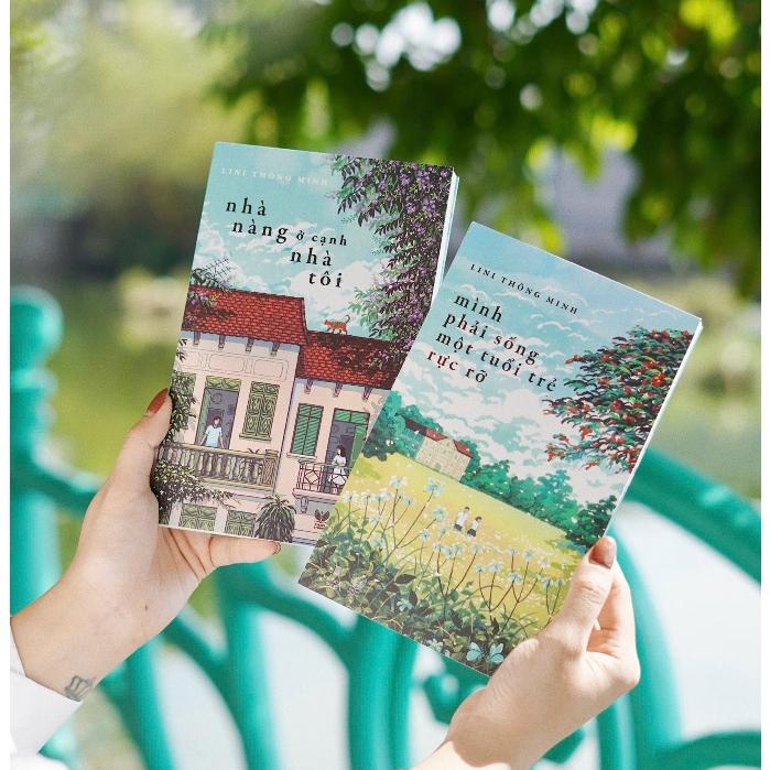 Combo sách tác giả Lini Thông Minh (Nhà nàng ở cạnh nhà tôi + Mình phải sống tuổi trẻ rực rỡ) - Carobooks