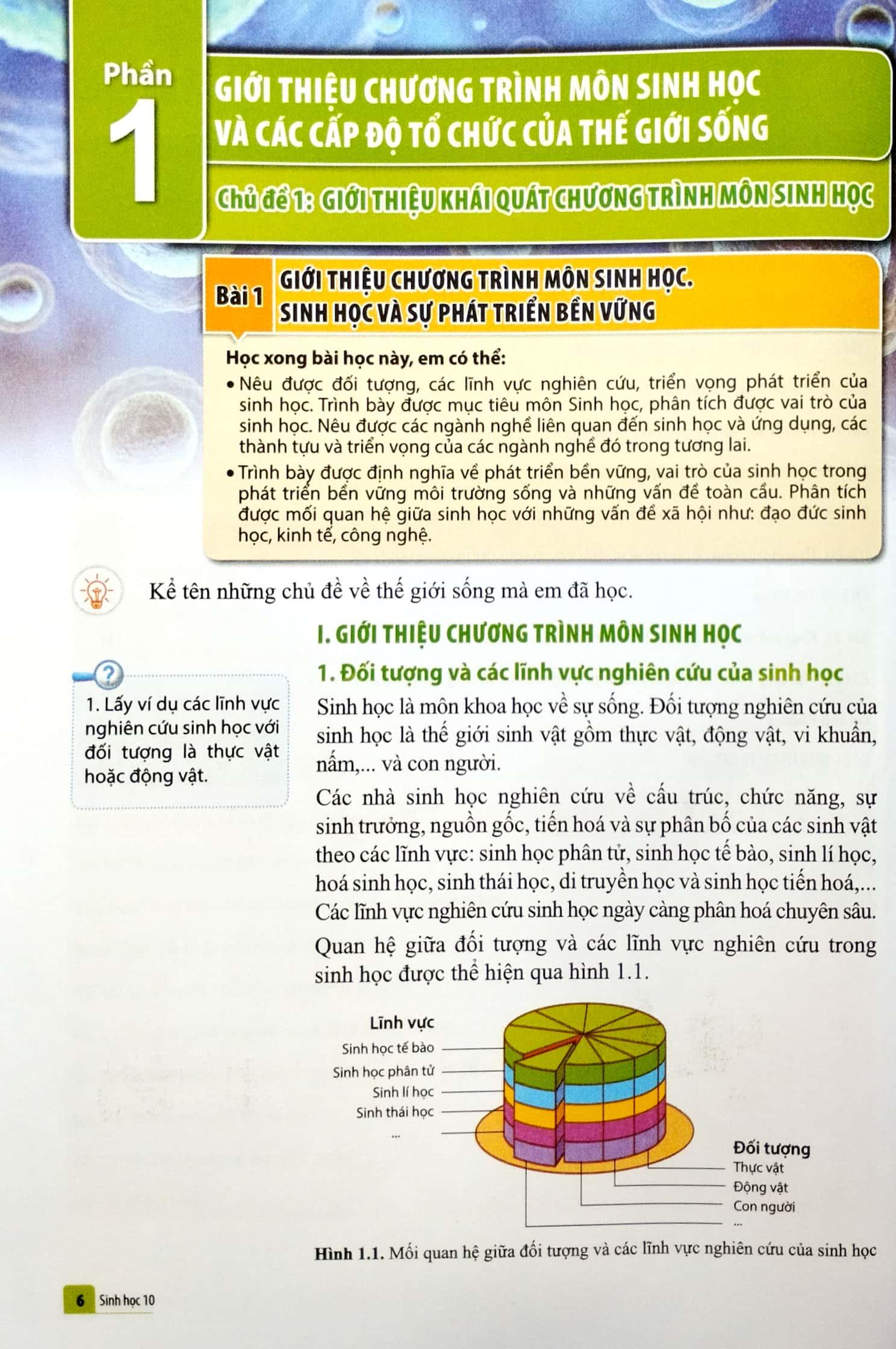Sách - Sinh Học 10 (Cánh Diều) (Chuẩn)