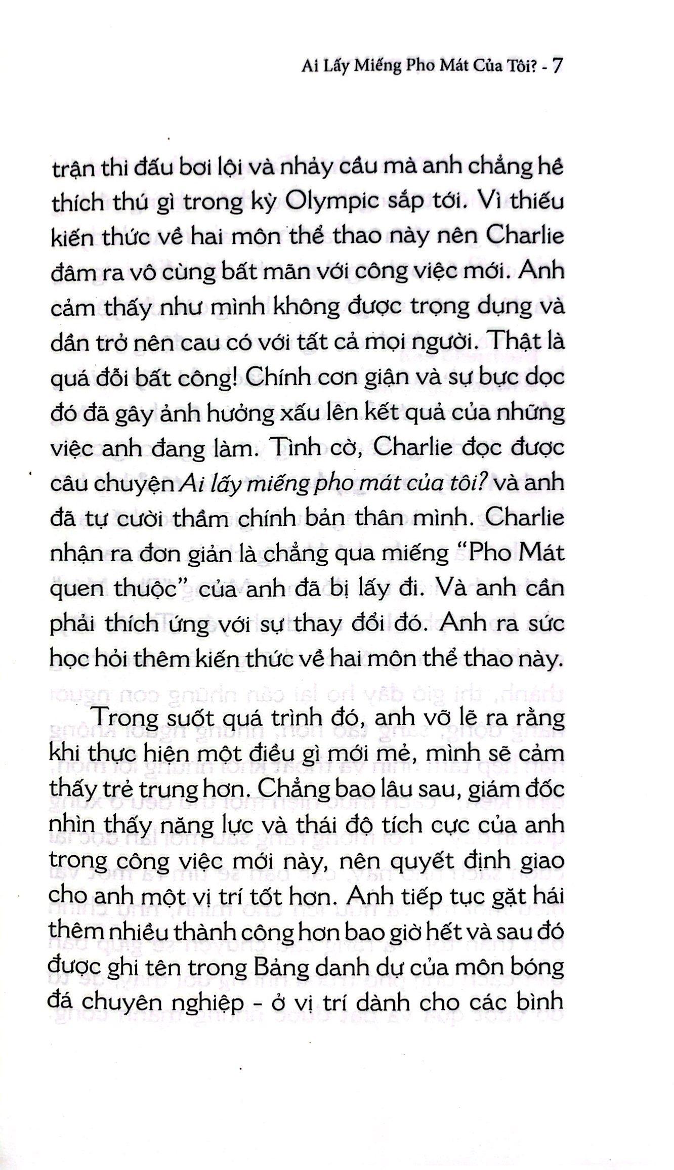 Ai Lấy Miếng Pho Mát Của Tôi ? (Tái Bản)