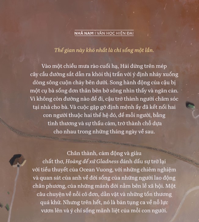 Sách - Hoàng đế xứ Gladness (Ocean Vuong) (Nhã Nam Official)