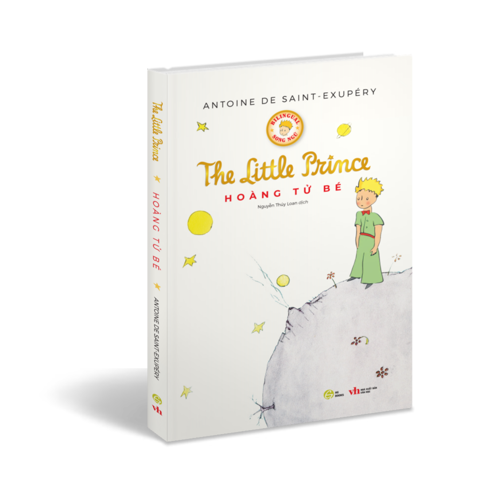 Sách Hoàng Tử Bé song ngữ Việt-Anh - The little prince, truyện song ngữ thiếu nhi, có note từ vựng kèm file nghe - HG Books
