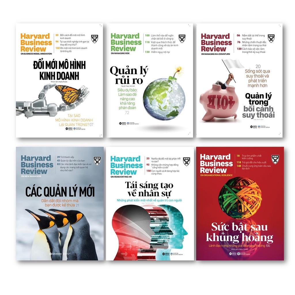 Sách Bộ HBR OnPoint 2021 (6 cuốn): Quản Lý Xuyên Khủng Hoảng - Kỳ 1 + Sức Bật Sau Khủng Hoảng - Kỳ 2 - Alphabooks