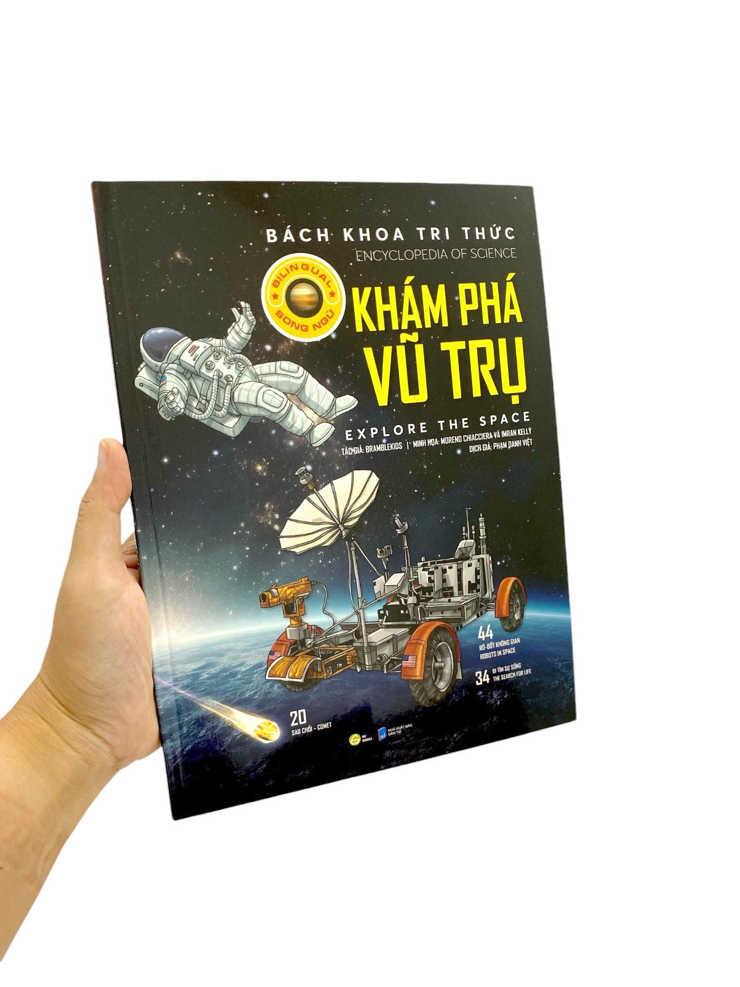 Sách - Bách Khoa Tri Thức - Khám Phá Vũ Trụ - Explore The Space (Song Ngữ)