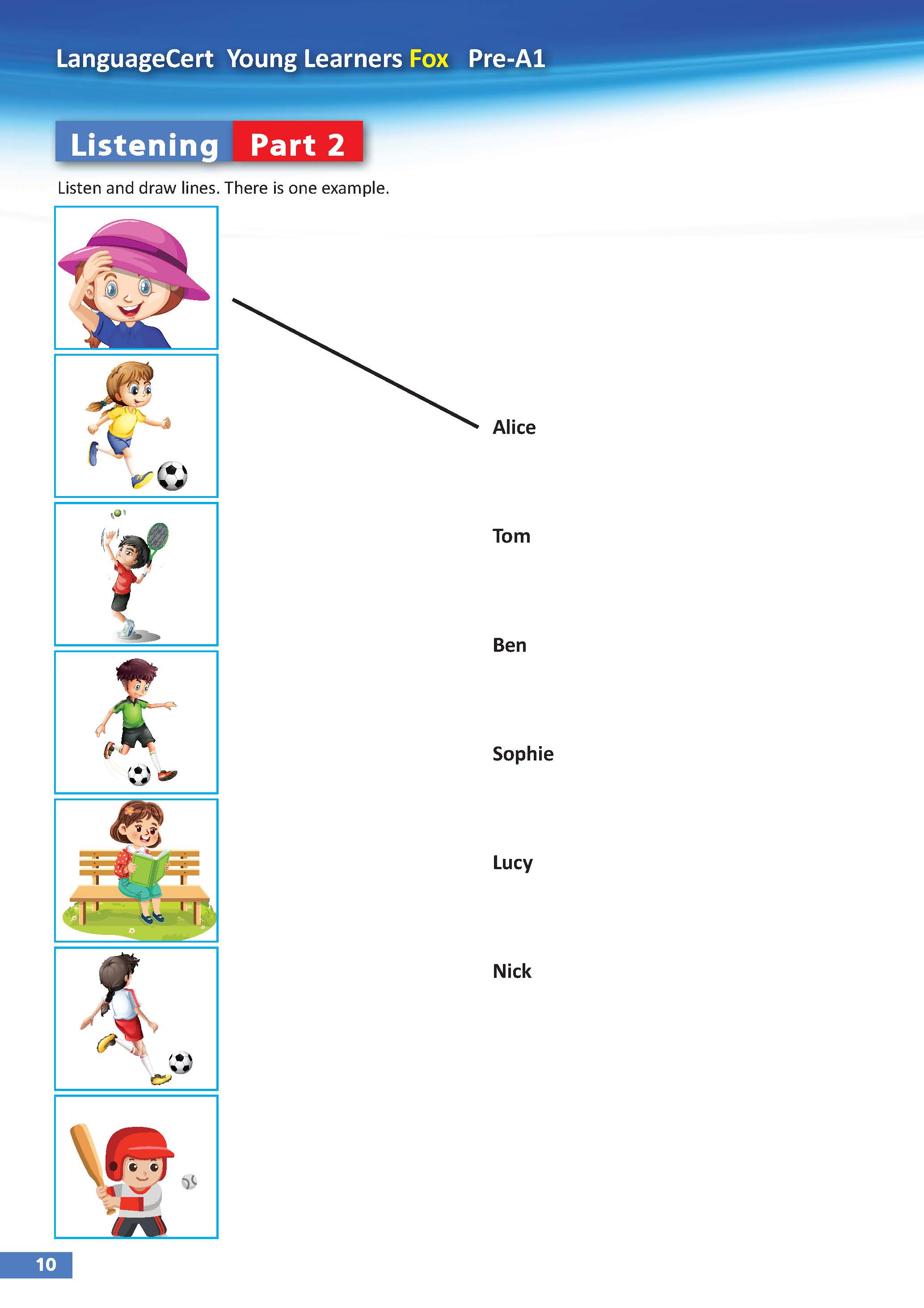 Succeed in LanguageCert Young Learners FOX 1 - 6 Practice Tests - Pre A1