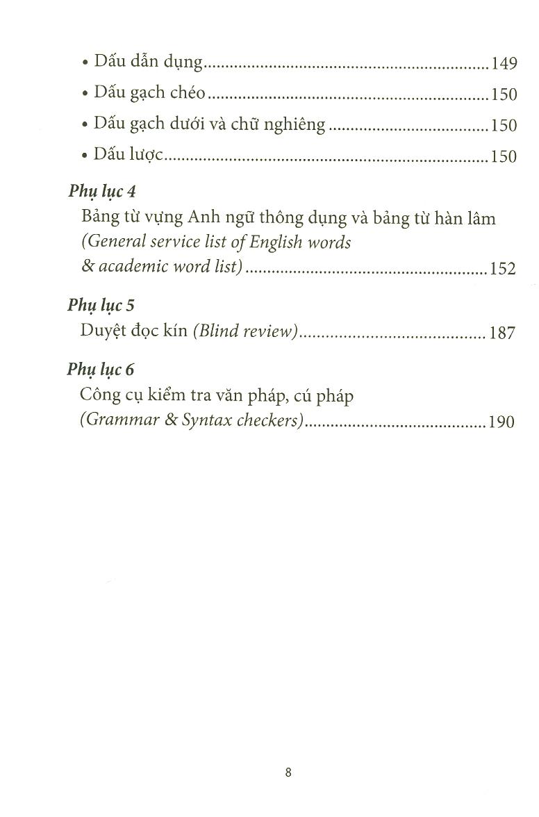 Viết Luận Văn Khoa Học Bằng Tiếng Anh - Writing A Scientific Paper In English