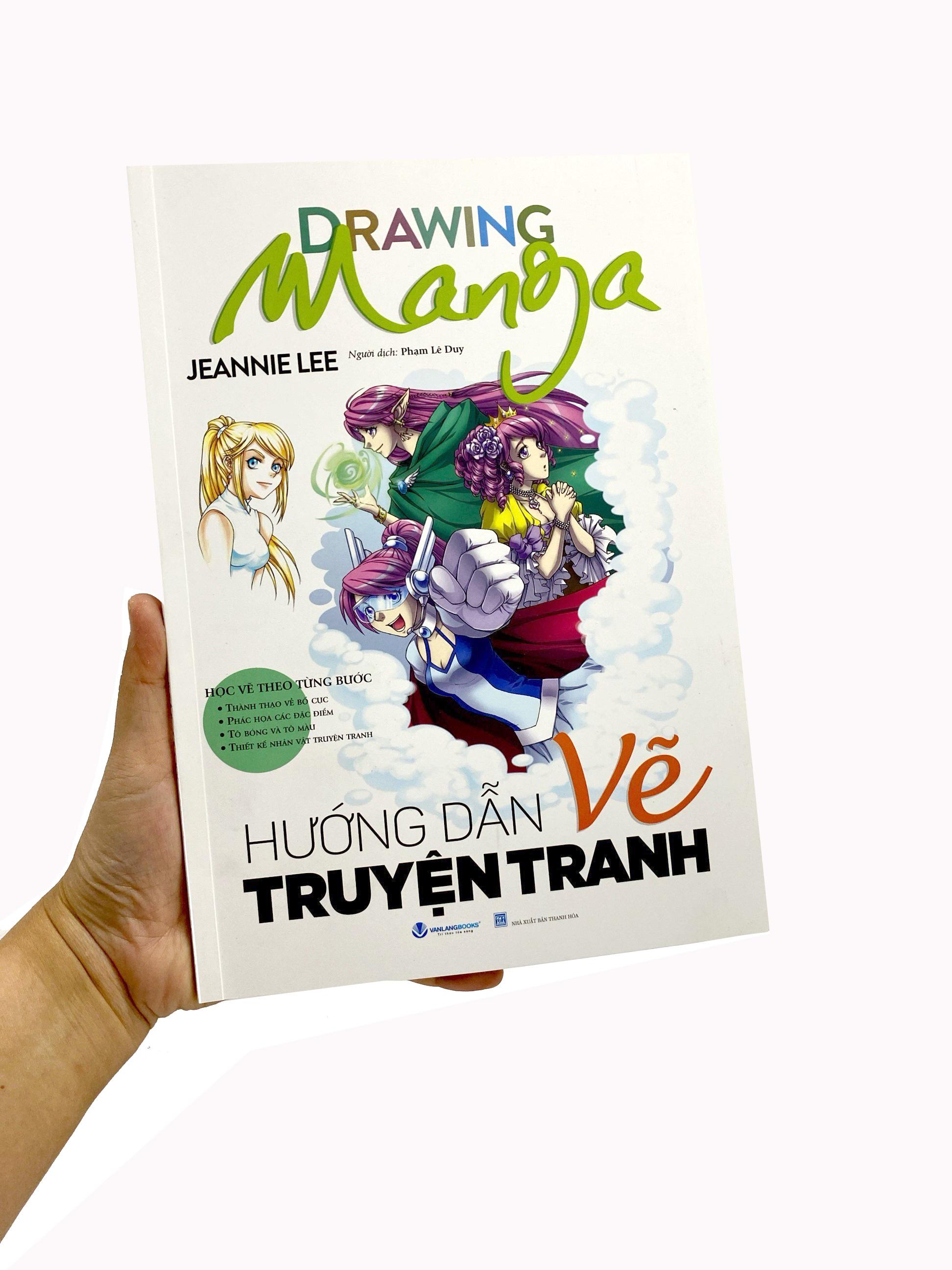 Sách - Drawing Manga - Học Vẽ Theo Từng Bước - Hướng Dẫn Vẽ Truyện Tranh
