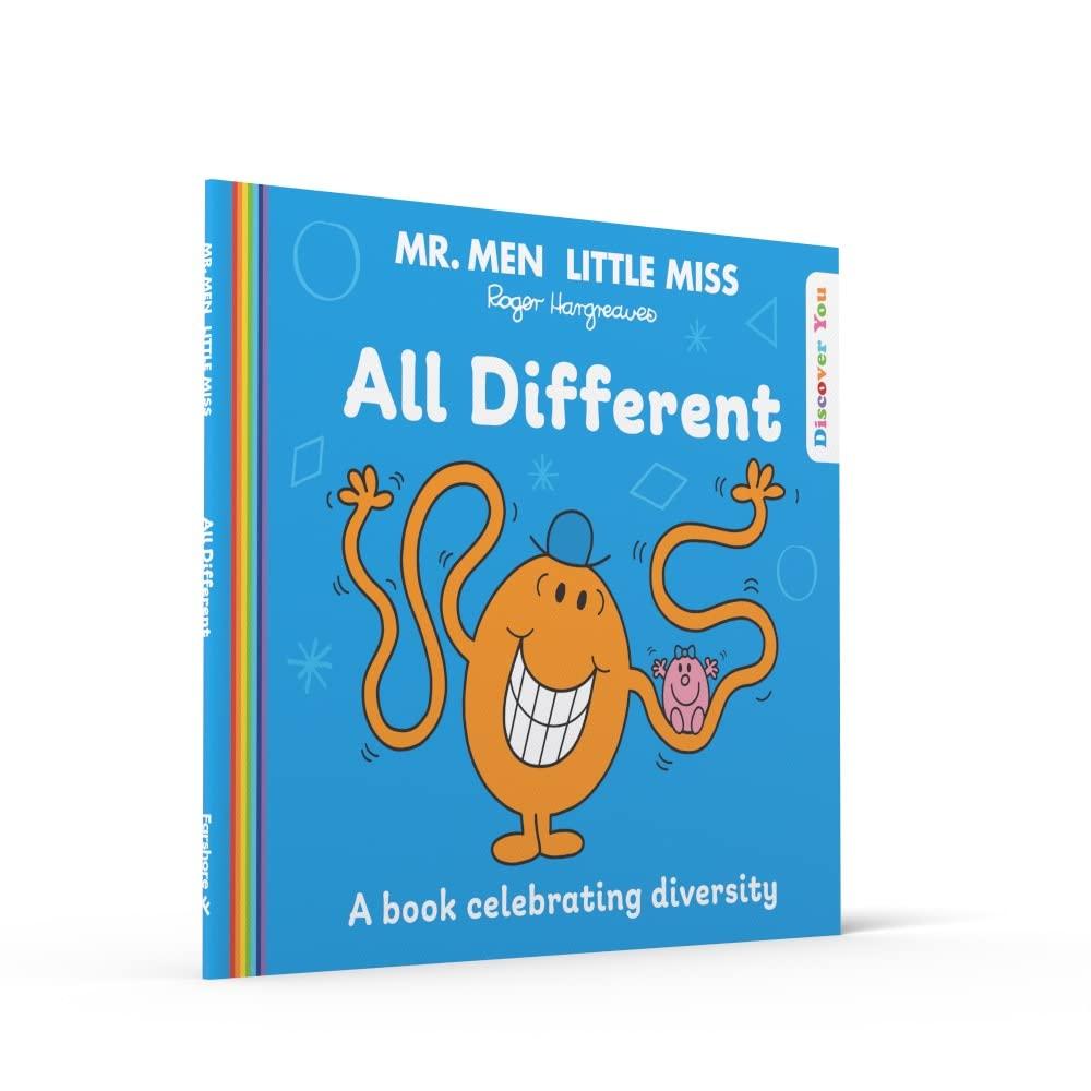 Truyện đọc thiếu nhi tiếng Anh: Mr. Men and Little Miss Discover You — MR. MEN LITTLE MISS: ALL DIFFERENT