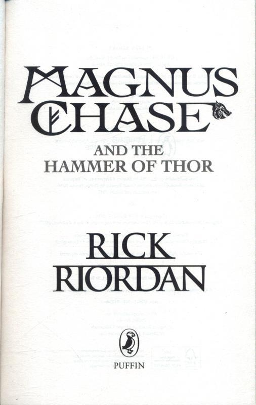 Magnus Chase and the Hammer of Thor (Book 2)