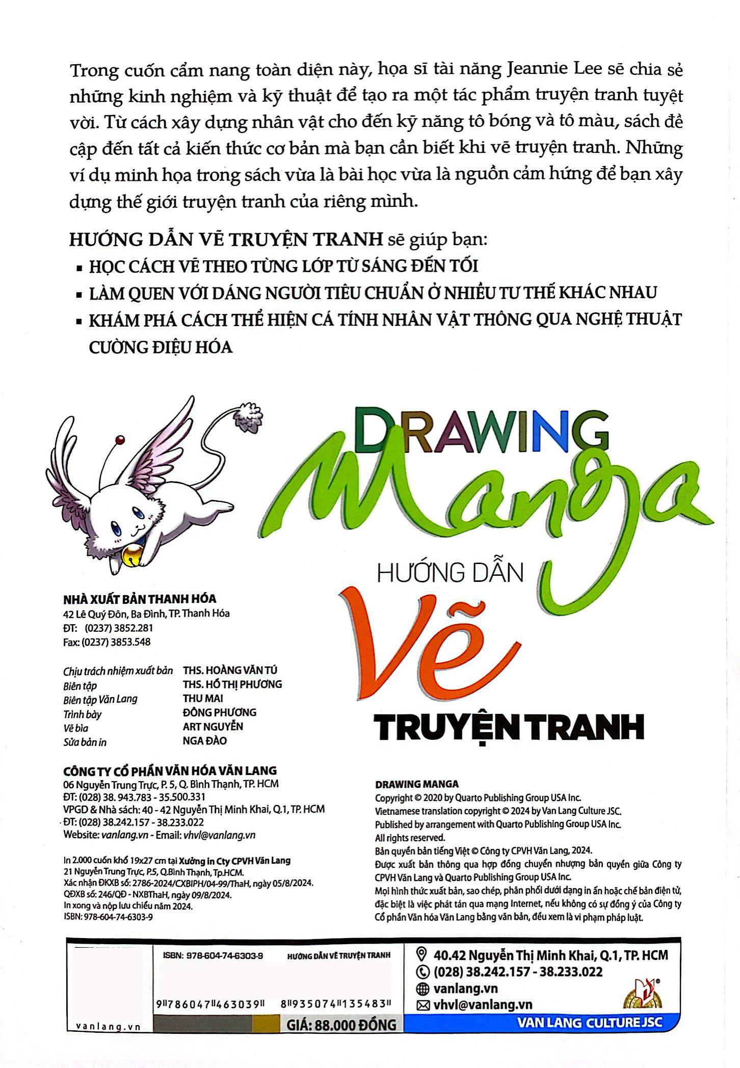 Sách - Drawing Manga - Học Vẽ Theo Từng Bước - Hướng Dẫn Vẽ Truyện Tranh