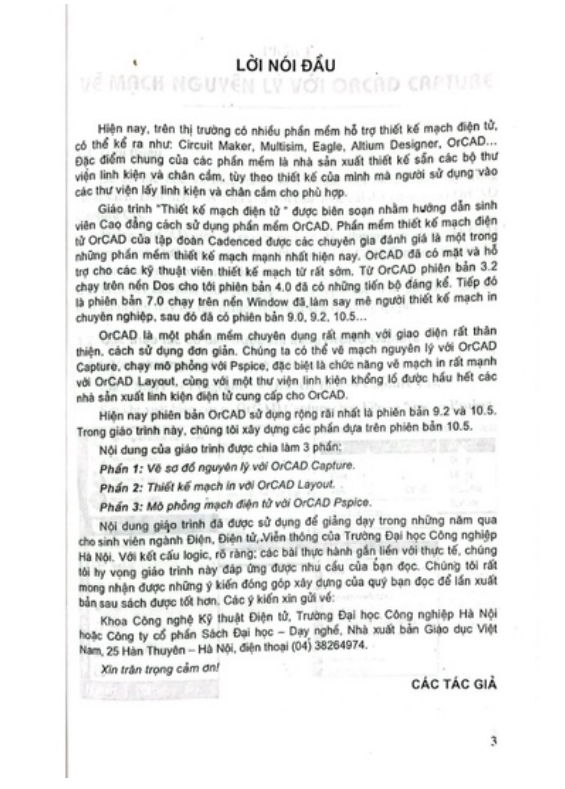 Sách - Giáo Trình Thiết Kế Mạch Điện Tử ( DN)