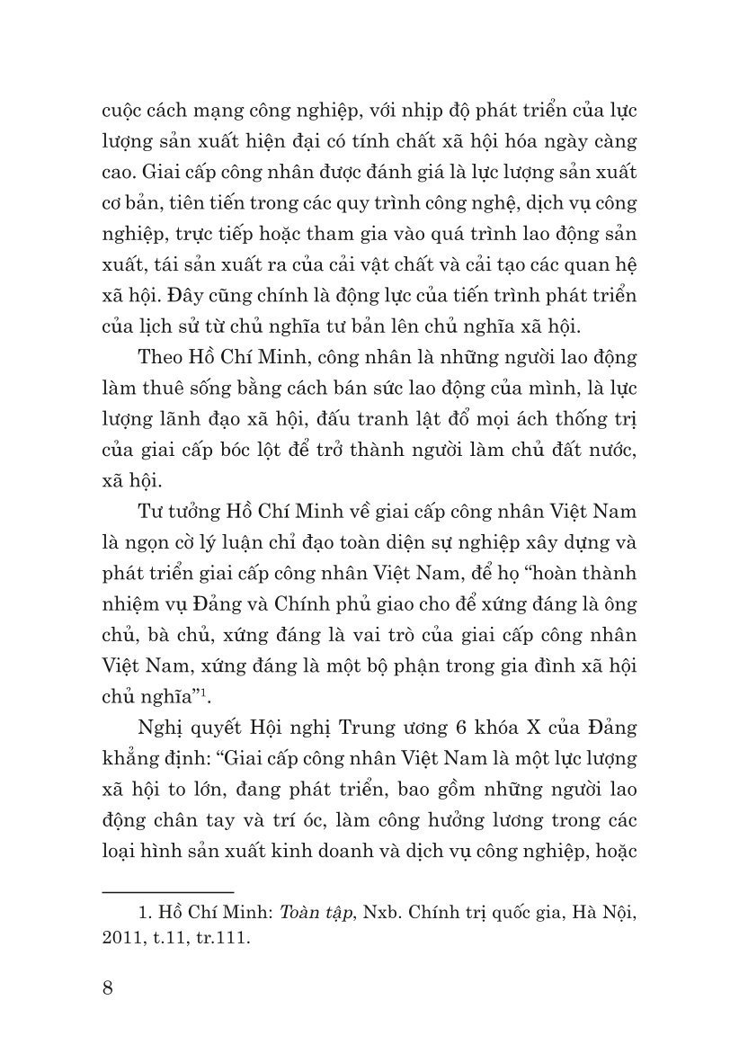 Giáo trình tư tưởng Hồ Chí Minh về công nhân, nông dân, trí thức ( bản in 2024)