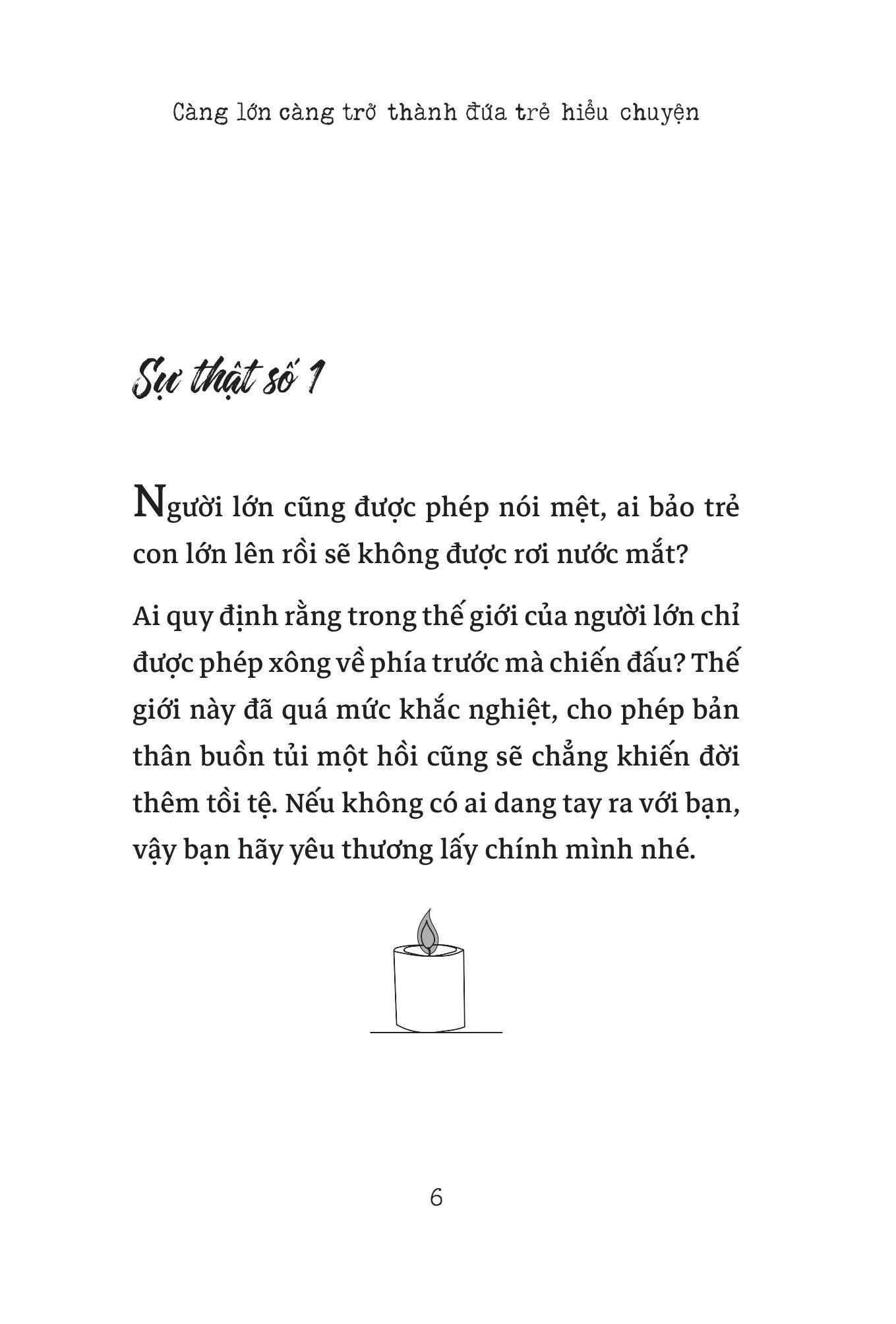 Sách - Càng Lớn Càng Trở Thành Đứa Trẻ Hiểu Chuyện