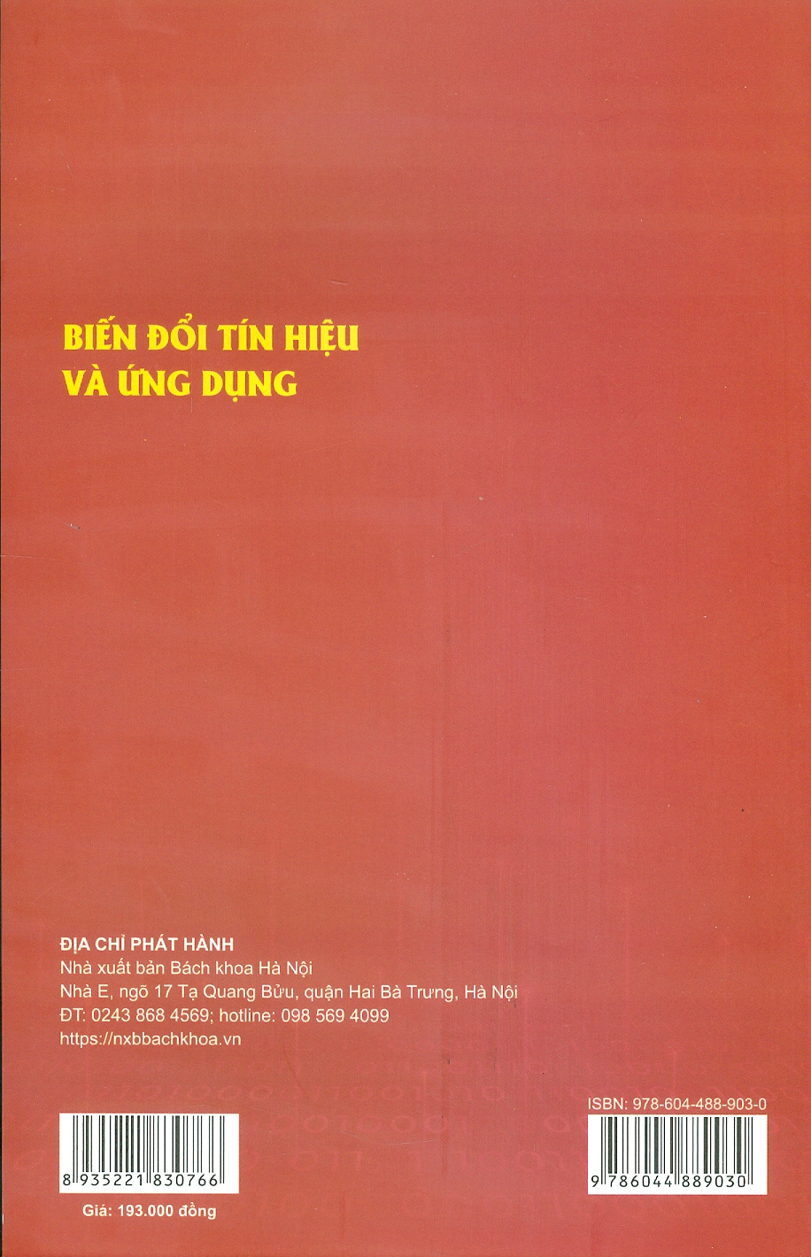 Biến Đổi Tín Hiệu Và Ứng Dụng