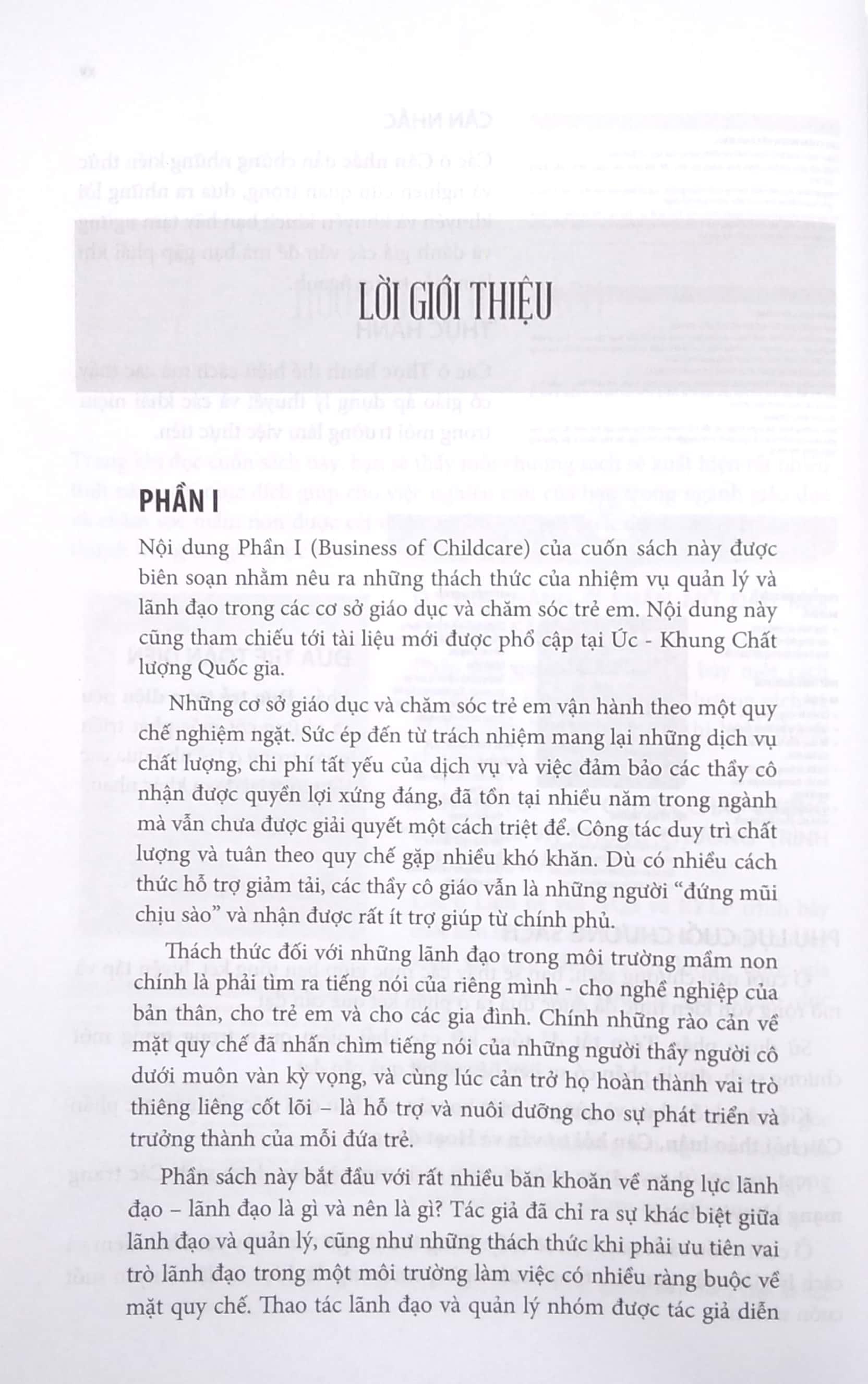 Cẩm Nang Đào Tạo Giáo Viên Và Chăm Sóc Trẻ - The Big Picture 4e And The Business Of The Child Care 4e