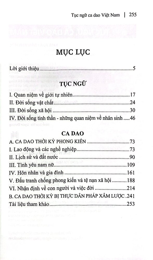 Tục Ngữ Ca Dao Việt Nam