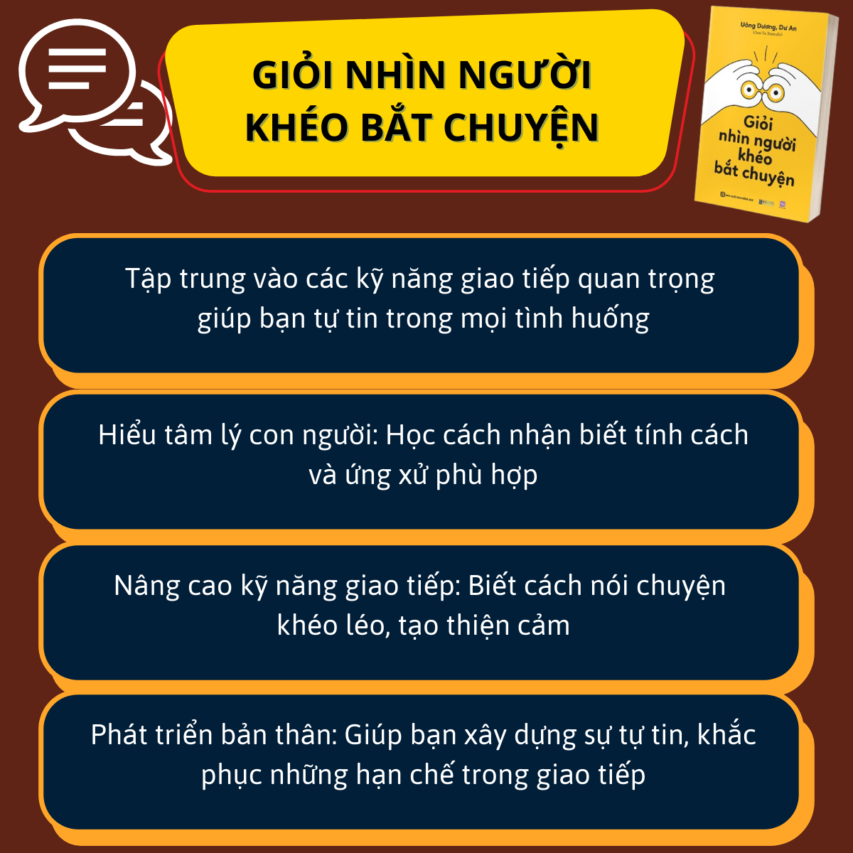 Combo Sách EQ Cao - Giao Tiếp Giỏi: Giỏi nhìn người, khéo bắt chuyện, Nghĩ nhanh nói khéo và Trí tuệ cảm xúc cao