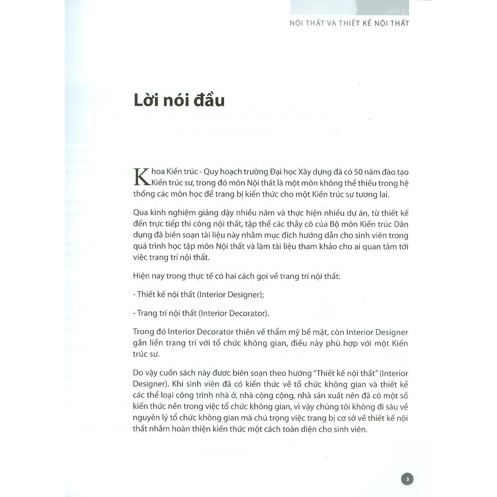 Sách - Nội Thất Và Thiết Kế Nội Thất - NXB Xây Dựng