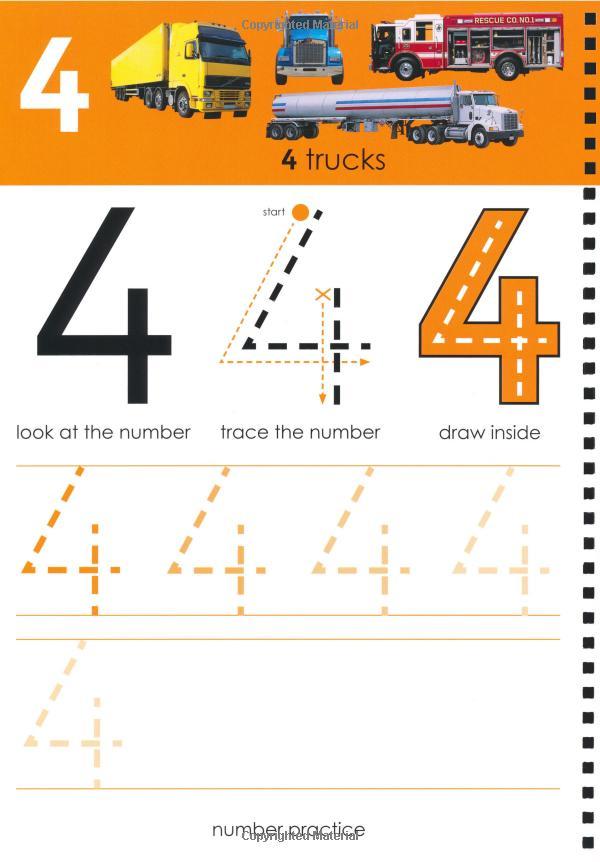 Wipe Clean Workbook Numbers 1-20