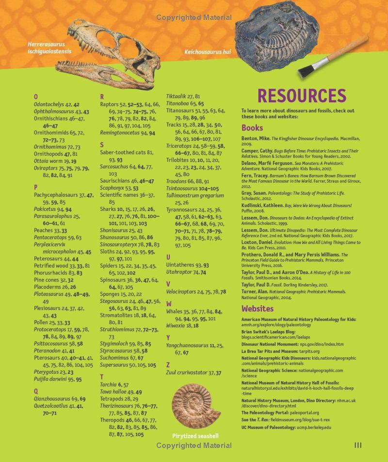 1,000 Facts About Dinosaurs, Fossils, And Prehistoric Life